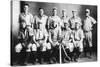 Northwest Kansas Baseball Team Posing for Photo - Kansas-Lantern Press-Stretched Canvas