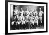 Northwest Kansas Baseball Team Posing for Photo - Kansas-Lantern Press-Framed Premium Giclee Print