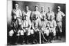 Northwest Kansas Baseball Team Posing for Photo - Kansas-Lantern Press-Mounted Premium Giclee Print