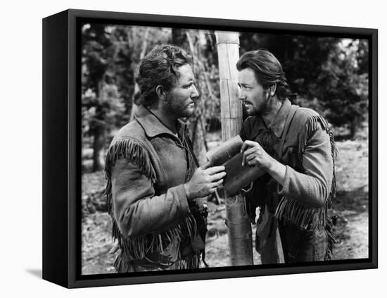 Northwest Passage, Spencer Tracy, Robert Young, 1940-null-Framed Stretched Canvas