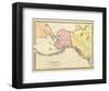 Northwestern America Showing the Territory ceded by Russia to the United States, c.1872-null-Framed Art Print