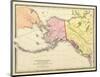 Northwestern America Showing the Territory ceded by Russia to the United States, c.1872-null-Mounted Art Print