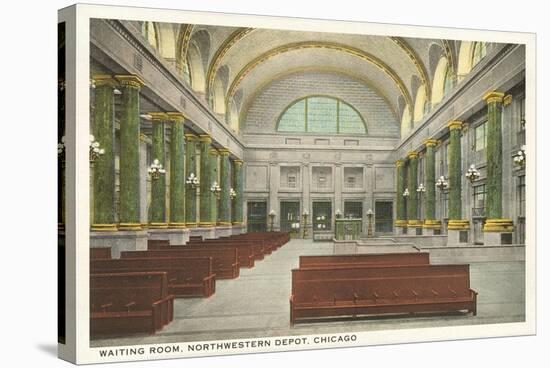 Northwestern Depot, Chicago, Illinois-null-Stretched Canvas