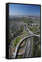 Northwestern Motorway and Waterview Connection, Auckland, North Island, New Zealand-David Wall-Framed Stretched Canvas
