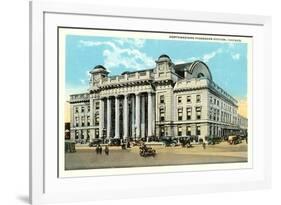 Northwestern Station, Chicago, Illinois-null-Framed Premium Giclee Print