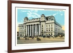 Northwestern Station, Chicago, Illinois-null-Framed Premium Giclee Print