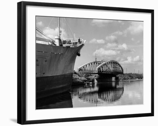 Northwich Swing Bridge-null-Framed Photographic Print