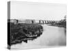 Northwich Viaduct River Weaver Cheshire-null-Stretched Canvas