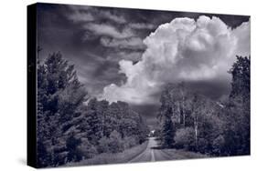 Northwoods Road Trip BW-Steve Gadomski-Stretched Canvas