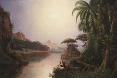 Tropical Landscape-Norton Bush-Stretched Canvas