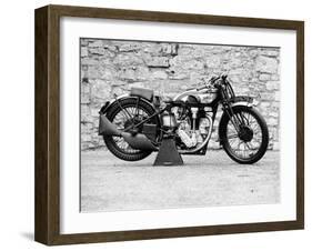 Norton Motorbike, an International Model 30, 1932-null-Framed Photographic Print