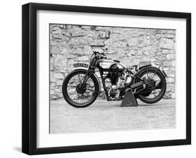 Norton Motorbike, an International Model 30, 1932-null-Framed Photographic Print