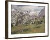 Norvège, verger en fleur (Harland) .1898-Johannes Martin Grimelund-Framed Giclee Print