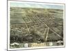 Norwalk, Ohio - Panoramic Map-Lantern Press-Mounted Art Print