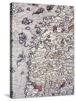 Norway and Sweden, from Marine Charts, Plate, 1539-Olga Vladimirovna Rozanova-Stretched Canvas