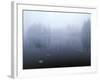 Norway, Aust-Agder, Mavatn Lake, Fog Mood at a Forest Lake-Andreas Keil-Framed Photographic Print