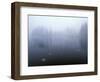 Norway, Aust-Agder, Mavatn Lake, Fog Mood at a Forest Lake-Andreas Keil-Framed Photographic Print