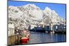 Norway, Austvagoya, Henningsvaer-Bernd Rommelt-Mounted Photographic Print