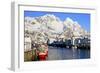 Norway, Austvagoya, Henningsvaer-Bernd Rommelt-Framed Photographic Print