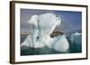 Norway, Barents Sea, Palander Bay, Zeipelodden. Large Iceberg in Palander Bay-Cindy Miller Hopkins-Framed Photographic Print