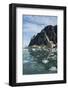 Norway, Barents Sea, Svalbard, Spitsbergen. Hamiltonbukukta, Raudfjord. Floating Ice in Calm Bay-Cindy Miller Hopkins-Framed Photographic Print