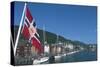 Norway, Bergen, Bryggen Hanseatic Neighborhood, Tyskebryggen, German Wharf-null-Stretched Canvas