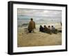 Norway, Bergen, Painting of the Rest on the Beach-null-Framed Giclee Print