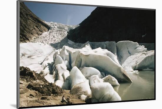 Norway, Briksdal Glacier-Dave Bartruff-Mounted Photographic Print