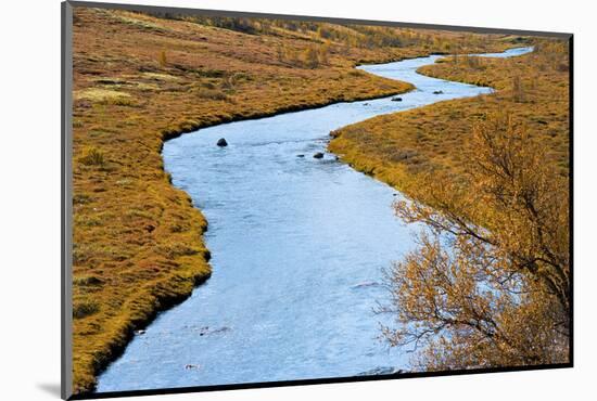 Norway, Dovre, Fall on Grimsdalselva River-K. Schlierbach-Mounted Photographic Print
