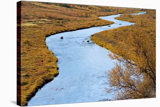 Norway, Dovre, Fall on Grimsdalselva River-K. Schlierbach-Stretched Canvas