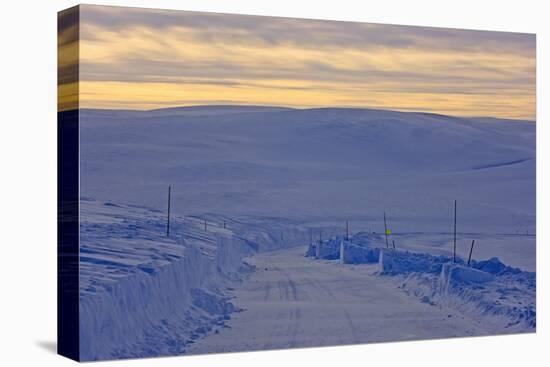 Norway, Eastern Finnmark, Fjellstrasse,-Bernd Rommelt-Stretched Canvas