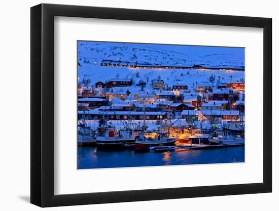 Norway, Eastern Finnmark, Varanger Peninsula, Batsfjord-Bernd Rommelt-Framed Photographic Print