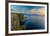 Norway, Finnmark, Loppa. Bird nesting cliffs overlooking the Norwegian Sea.-Fredrik Norrsell-Framed Photographic Print