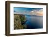 Norway, Finnmark, Loppa. Bird nesting cliffs overlooking the Norwegian Sea.-Fredrik Norrsell-Framed Photographic Print