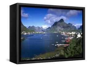 Norway, Fishing Village of Reine, Lofoten Islands, Nordland-Gavin Hellier-Framed Stretched Canvas