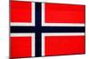 Norway Flag Design with Wood Patterning - Flags of the World Series-Philippe Hugonnard-Mounted Premium Giclee Print