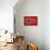 Norway Flag Design with Wood Patterning - Flags of the World Series-Philippe Hugonnard-Framed Stretched Canvas displayed on a wall