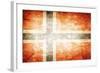 Norway Flag-kwasny221-Framed Art Print