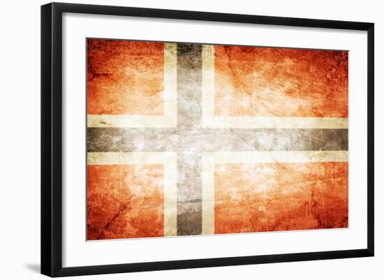 Norway Flag-kwasny221-Framed Art Print