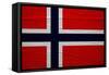 Norway Flag-igor stevanovic-Framed Stretched Canvas