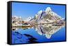 Norway, Lofoten, Moskenesoy, Pure-Bernd Rommelt-Framed Stretched Canvas