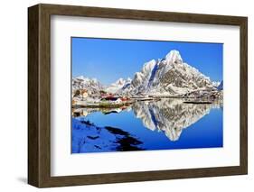 Norway, Lofoten, Moskenesoy, Pure-Bernd Rommelt-Framed Photographic Print