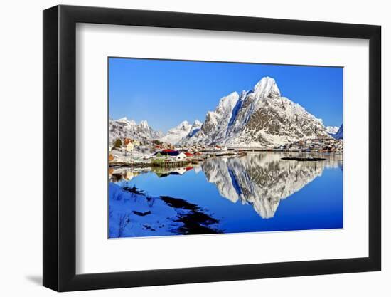 Norway, Lofoten, Moskenesoy, Pure-Bernd Rommelt-Framed Photographic Print