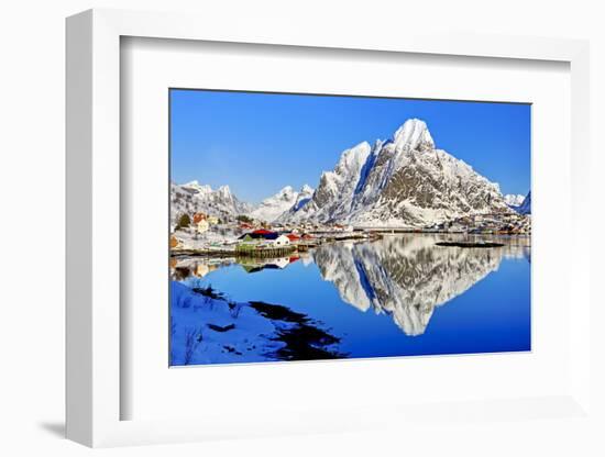 Norway, Lofoten, Moskenesoy, Pure-Bernd Rommelt-Framed Photographic Print