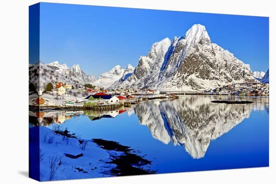 Norway, Lofoten, Moskenesoy, Pure-Bernd Rommelt-Stretched Canvas