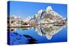 Norway, Lofoten, Moskenesoy, Pure-Bernd Rommelt-Stretched Canvas