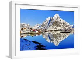 Norway, Lofoten, Moskenesoy, Pure-Bernd Rommelt-Framed Photographic Print