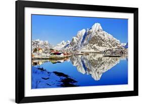 Norway, Lofoten, Moskenesoy, Pure-Bernd Rommelt-Framed Photographic Print