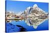 Norway, Lofoten, Moskenesoy, Pure-Bernd Rommelt-Stretched Canvas