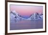 Norway, Lofoten, Moskenesoya, Kirkefjord, Pure Mountains-Bernd Rommelt-Framed Photographic Print